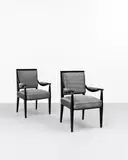 André Arbus, Pair of armchairs, designed for president of the Chambre Syndicale de la Siderurgie Française, Avenue de Madrid, Paris