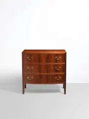 Tyge Hvass, Dresser, 1953, Brazilian rosewood, brass