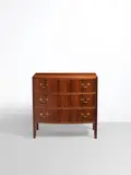 Tyge Hvass, Dresser, 1953, Brazilian rosewood, brass