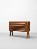 Angelo Mangiarotti and Bruno Morassutti, Modular drawer unit, circa 1955, Walnut, walnut-veneered plywood