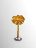 Tiffany Studios, Jack in the Pulpit Vase, favrile glass, engraved 'L