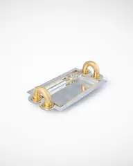 Jean E Puiforcat, Centerpiece, silver and vermeil, stamped to the underside 'Jean E