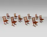 George Nakashima, Set of Ten Conoid Chairs