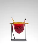 William Morris, Suspended Artifact, blown and applied glass, engraved 'William Morris 1994'