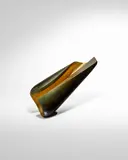 Hervé Wahlen, Construction II, hammered copper, applied with gold leaf, stamped 'WAHLEN 2014'