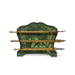 Grapevine Pen Holder by Tiffany Studios, sold Oct 2021