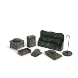 Grapevine Desk Set by Tiffany Studios, sold Oct 2021