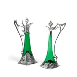 Art Nouveau, Two Decanters