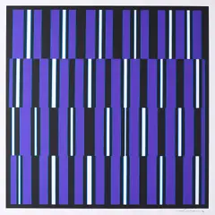 Aus: Sechs Serigraphien by Günter Fruhtrunk, 1967, Farbserigrafie auf Karton, sold May 2022