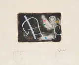 Joan Miró, Nous Avon bzw. Fusées, 1959, Farbaquatinta auf Japan