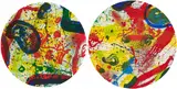 SF 362 / SF 363 by Sam Francis, 1994, Jeweils: Farblithografie auf Bütten, sold Jun 2022
