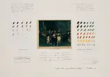 Osvaldo Romberg, Ohne Titel (Tonal value and coloration study), 1976, Mischtechnik, collagiert auf Velin