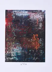 Gerhard Richter, A B, St John, Inkjet-Print auf festem Papier