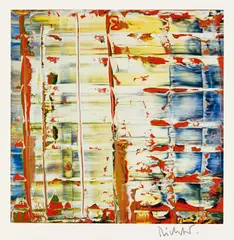 Abstraktes Bild by Gerhard Richter, 2021, Offsetlithografie auf beschichtetem Papier, sold Jun 2022