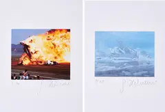 Gottfried Helnwein, Konvolut von 2 Offsets, Jeweils: Farboffset auf Velin