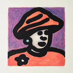 C. O. Paeffgen, Queen, 1992, Farboffsetlithografie auf leichtem Karton