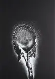 Otto Piene, Schwarzer Sonnentau, 1972, Farbserigrafie auf Karton