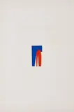 Blinky Palermo, Miniatur, 1972, Folienprägedruck auf Bütten