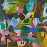 Luke Gray, "Interval #3", 1996, Acryl auf Leinwand