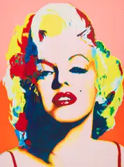 James Gill, MM Portrait in Pink Room, 2017, Farbserigrafie auf festem Velin