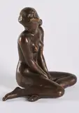 Fritz Klimsch, Sitzendes Mädchen