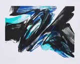 Karl Otto Götz, Toloph, 1998, Farblithografie auf Fabriano (Wasserzeichen)