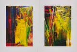 Victoria I und II by Gerhard Richter, 1987, Jeweils Farboffset auf leichtem Karton, sold Sep 2022