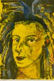 Rainer Fetting, Selbstporträt als Indianer, 1999, Farblithografie auf Velin