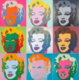 Marilyn Monroe Portfolio by Andy Warhol, 2018, Jeweils: Farbserigrafie auf leichtem Karton, sold Jun 2022