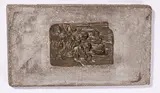Otto Herbert Hajek, Relief N 10, 1960, Bronze, braun patiniert, und Zement