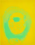 Otto Piene, Juni (Aus: Feuerflora), 1971, Farbserigrafie auf leichtem Karton