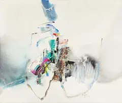 Che Chuang, Ohne Titel, 1988, Mischtechnik auf Leinwand