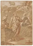 Italian School, Abraham opfert seinen Sohn Isaak