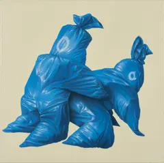 Eckart Hahn, "O und a", 2008, Acryl auf Leinwand