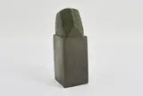 Rainer Kriester, Stele VIII, 1984, Bronze, grün-braun patiniert