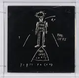 Jean-Michel Basquiat, Plattencover für das Album "First Record" von "The Offs", Serigrafie auf Schallplattenhülle aus Karton