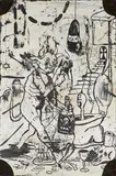 Manuel Ocampo, Discovering the Ground Zero of Criticism, 2006, Acryl auf Leinwand