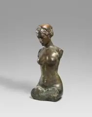 Bernhard Hoetger, Ohne Titel (Elberfelder Torso), 1909 (Entwurf), Bronze, grün-braun patiniert