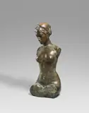 Bernhard Hoetger, Ohne Titel (Elberfelder Torso), 1909 (Entwurf), Bronze, grün-braun patiniert