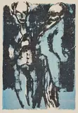 Emil Nolde, Ältere Herren, 1926, Farblithografie auf dünnem Japan