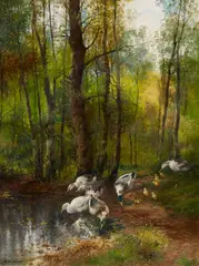 Auktion 479, Los 152 by Adolf Kaufmann, Öl auf Holz, sold Jan 2022
