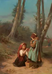 Joseph Athanase Aufray, Auktion 479, Los 73, Öl auf Holz