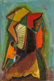 Muscheln I by Karl Hofer, 1954, Öl auf Leinwand, sold Dec 2021