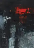 Karl Friedrich Brust, Ohne Titel, 1958, Öl auf Leinwand