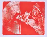 Quely-A by Karl Otto Götz, 2003, Farblithografie auf leichtem Karton, sold Sep 2021