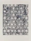 Graphit by Gerhard Richter, 2005, Serigrafie in vier Grautönen über Offsetdruck in Dunkelgrau und Grauviolett auf weißem Büttenkarton, sold Dec 2021