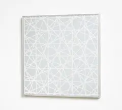 Ohne Titel by François Morellet, 1970, Serigrafie und Prägedruck auf Aluminium-Folienkarton, sold Oct 2021