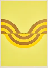 Herbert Oehm, Ohne Titel, 1967, Farbserigrafie auf leichtem Karton