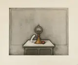 Friedrich Meckseper, Ohne Titel, 1969, Farbradierung auf Bütten