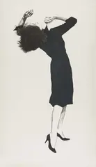 Ellen by Robert Longo, 1999, Lithografie auf Velin, sold Dec 2021